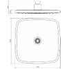 Верхній душ GENEBRE Oval (R6311208)
